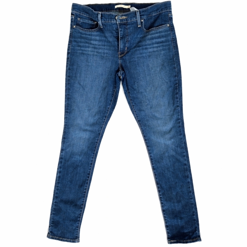 Levi's 311 shaping skinny dark wash denim jeans sz 32